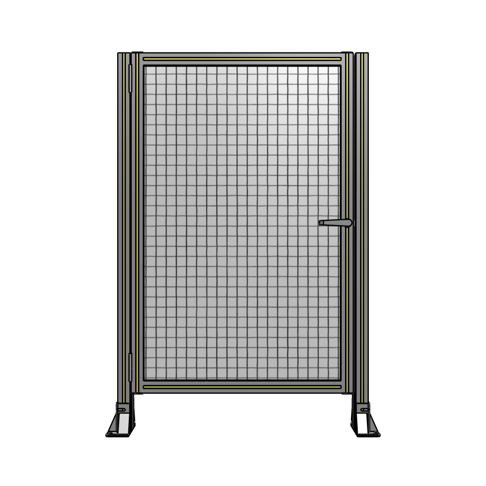 G5-1400-0920-0150-EYMTK DOOR-ROBUST FRAME, HANDLE/INTERNAL EGRESS ON RIGHT 1400MM X 920MM 1" MESH, AS A KIT