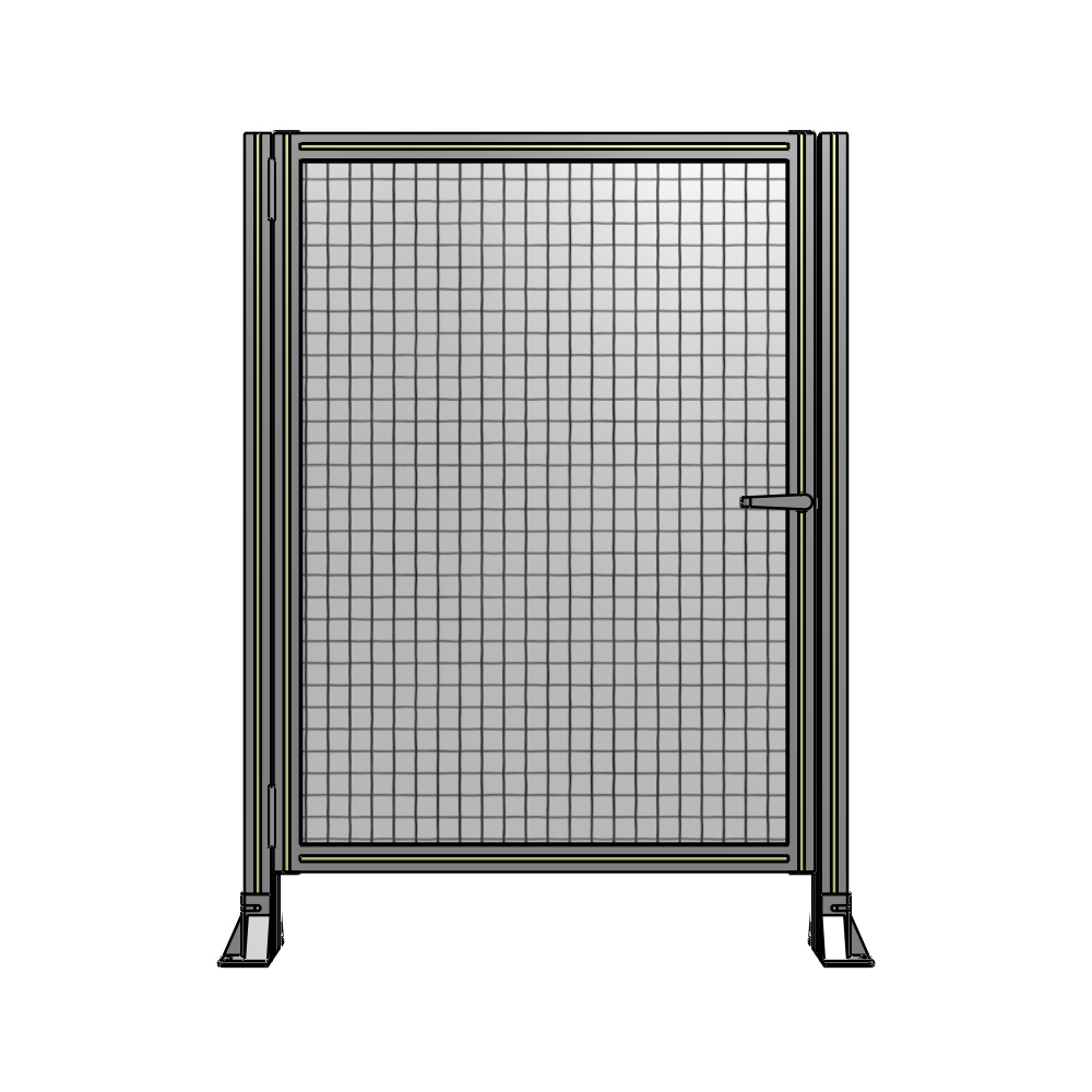 G5-1400-1020-0150-EYMTA DOOR-ROBUST FRAME, HANDLE/INTERNAL EGRESS ON RIGHT 1400MM X 1020MM 1" MESH, FULLY ASSEMBLED