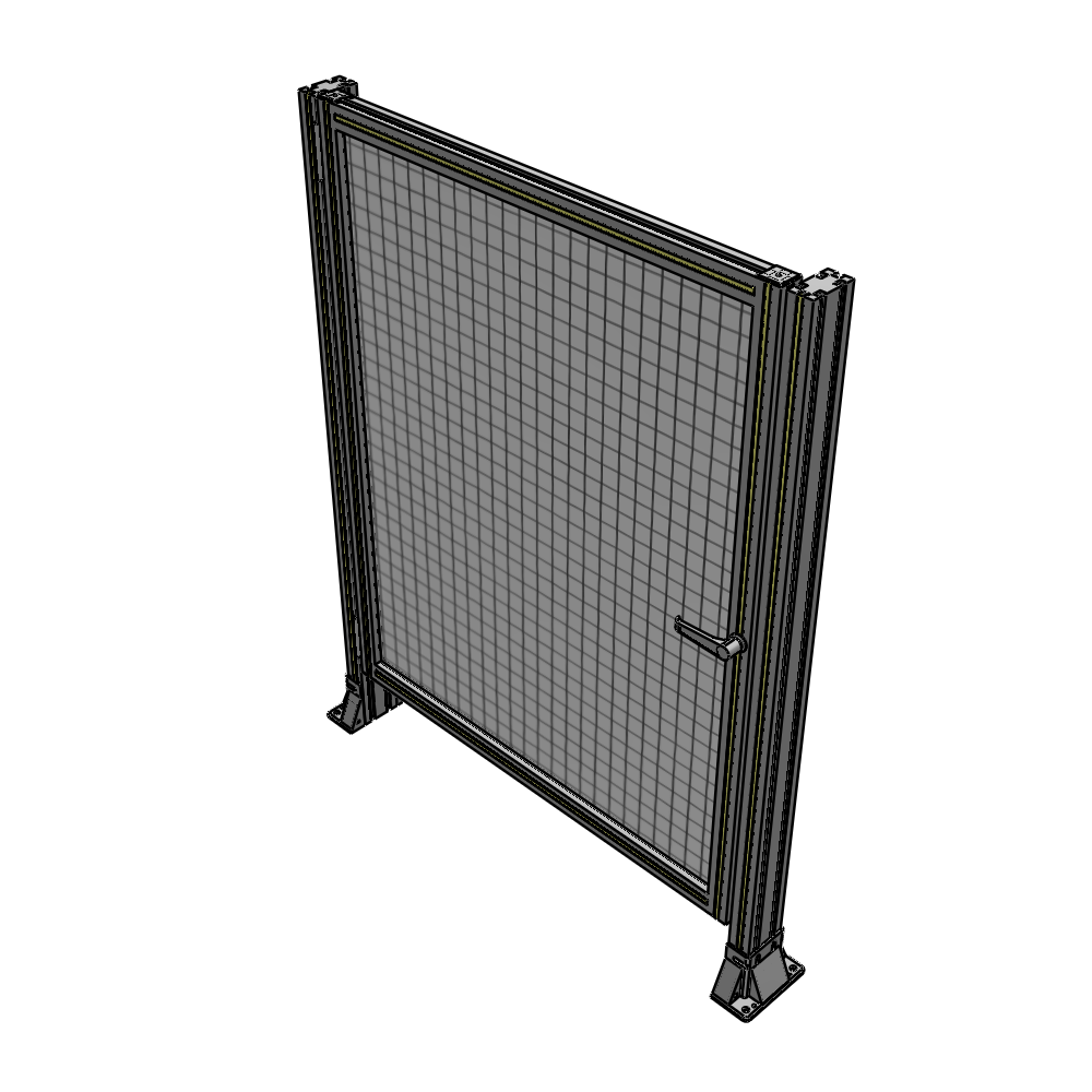 G5-1400-1100-0150-EYMTK DOOR-ROBUST FRAME, HANDLE/INTERNAL EGRESS ON RIGHT 1400MM X 1100MM 1" MESH, AS A KIT