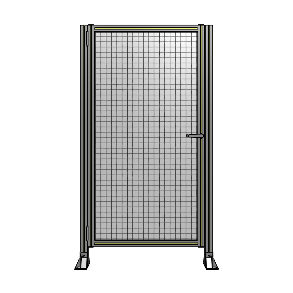 G5-1700-0920-0150-EYMTK DOOR-ROBUST FRAME, HANDLE/INTERNAL EGRESS ON RIGHT 1700MM X 920MM 1" MESH, AS A KIT