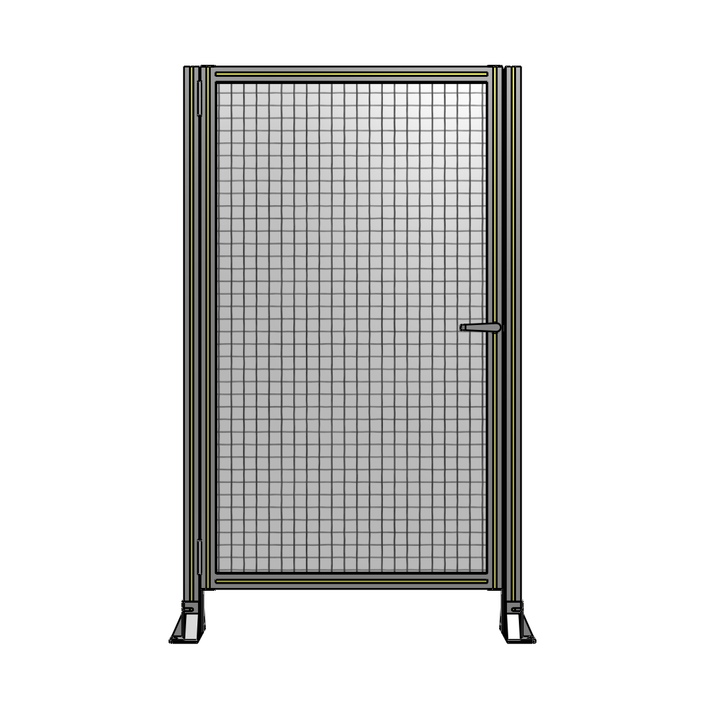 G5-1700-1000-0150-EYMTK DOOR-ROBUST FRAME, HANDLE/INTERNAL EGRESS ON RIGHT 1700MM X 1000MM 1" MESH, AS A KIT