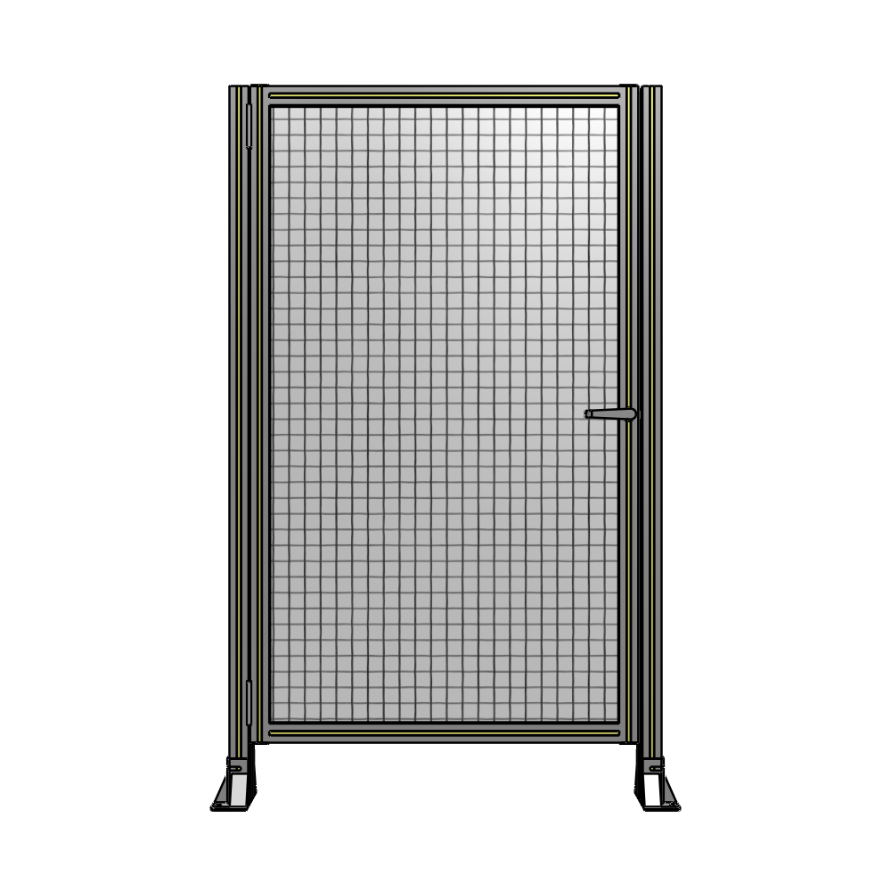 G5-1700-1020-0150-EYMTA DOOR-ROBUST FRAME, HANDLE/INTERNAL EGRESS ON RIGHT 1700MM X 1020MM 1" MESH, FULLY ASSEMBLED