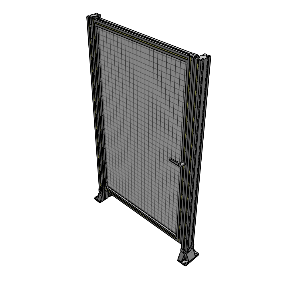 G5-1700-1020-0150-EYMTA DOOR-ROBUST FRAME, HANDLE/INTERNAL EGRESS ON RIGHT 1700MM X 1020MM 1" MESH, FULLY ASSEMBLED