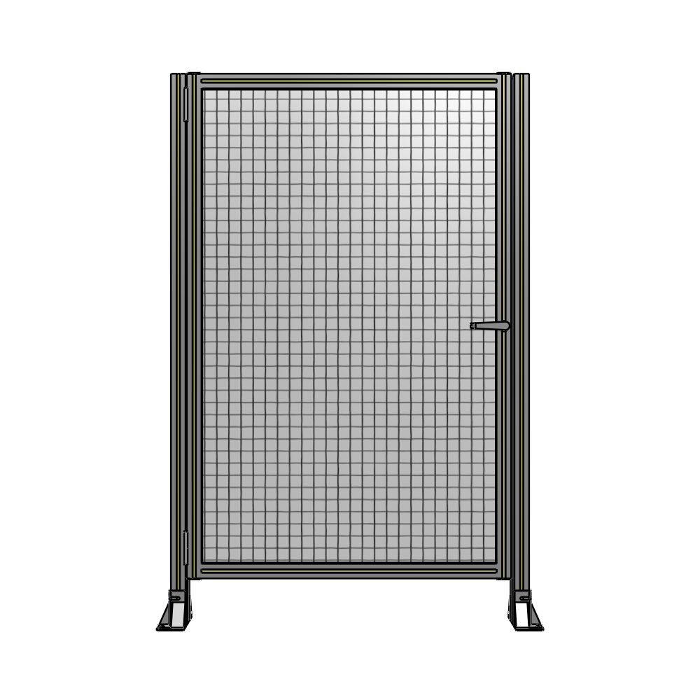 G5-1700-1100-0150-EYMTA DOOR-ROBUST FRAME, HANDLE/INTERNAL EGRESS ON RIGHT 1700MM X 1100MM 1" MESH, FULLY ASSEMBLED