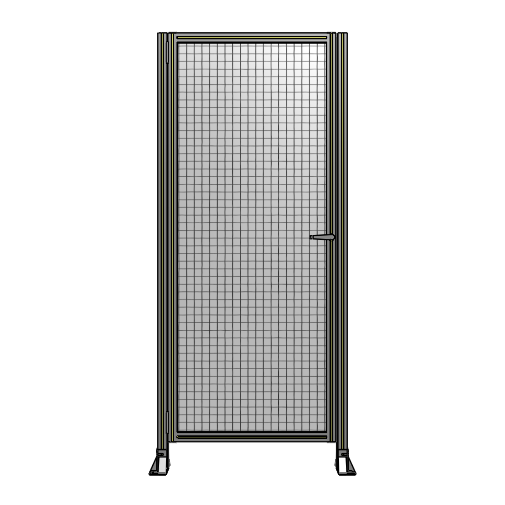 G5-2135-0920-0150-EYMTK DOOR-ROBUST FRAME, HANDLE/INTERNAL EGRESS ON RIGHT 2135MM X 920MM 1" MESH, AS A KIT