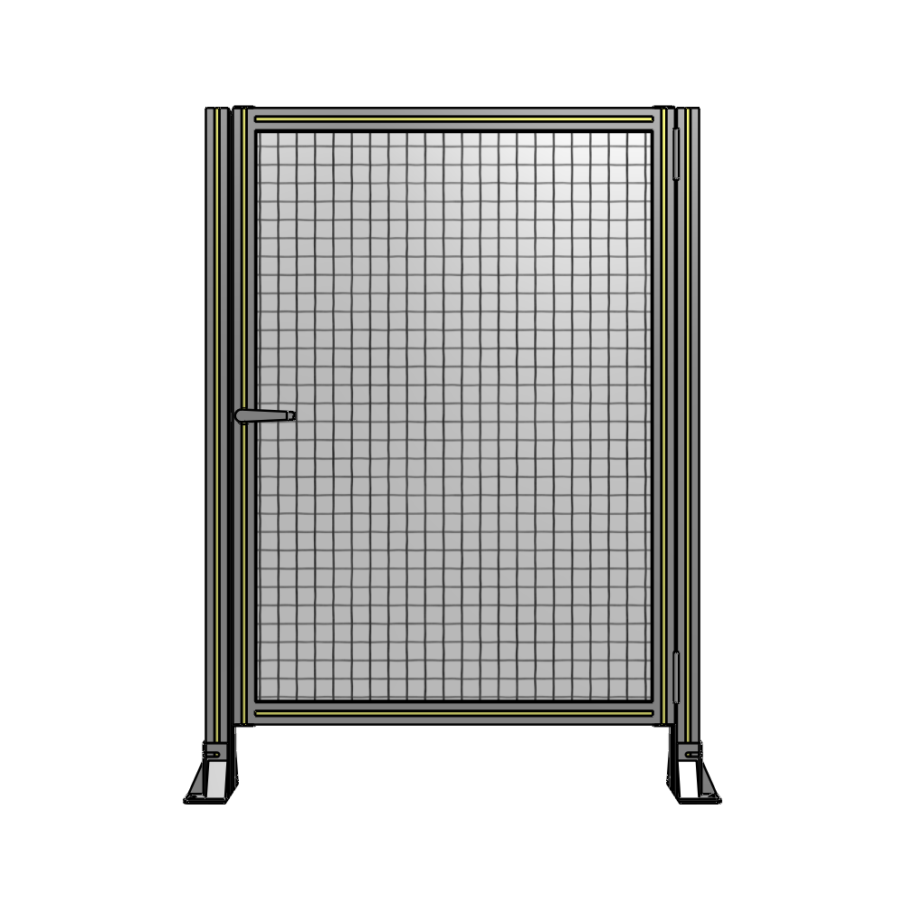 G6-1400-1000-0150-EYMTA DOOR-ROBUST FRAME, HANDLE/INTERNAL EGRESS ON LEFT 1400MM X 1000MM 1" MESH, FULLY ASSEMBLED
