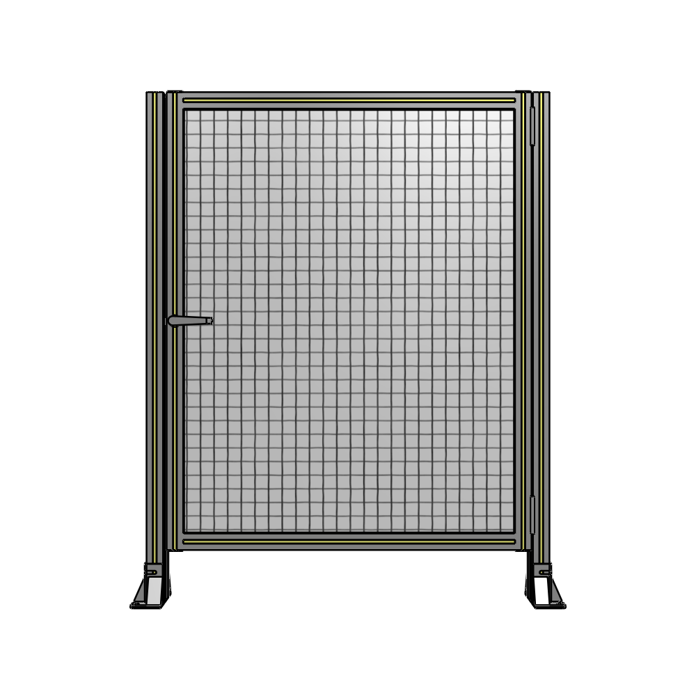 G6-1400-1100-0150-EYMTA DOOR-ROBUST FRAME, HANDLE/INTERNAL EGRESS ON LEFT 1400MM X 1100MM 1" MESH, FULLY ASSEMBLED