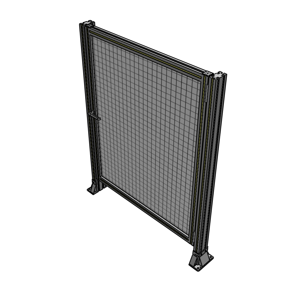G6-1400-1100-0150-EYMTK DOOR-ROBUST FRAME, HANDLE/INTERNAL EGRESS ON LEFT 1400MM X 1100MM 1" MESH, AS A KIT
