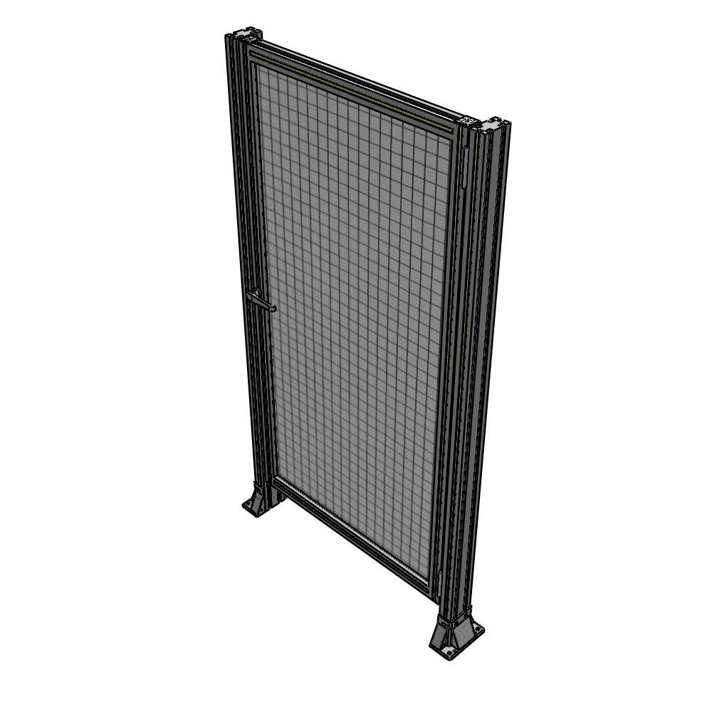 G6-1700-0900-0150-EYMTK DOOR-ROBUST FRAME, HANDLE/INTERNAL EGRESS ON LEFT 1700MM X 900MM 1" MESH, FULLY ASSEMBLED