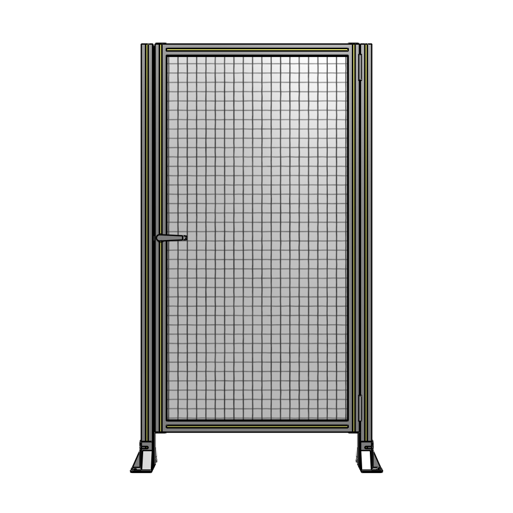 G6-1700-0920-0150-EYMTK DOOR-ROBUST FRAME, HANDLE/INTERNAL EGRESS ON LEFT 1700MM X 920MM 1" MESH, AS A KIT