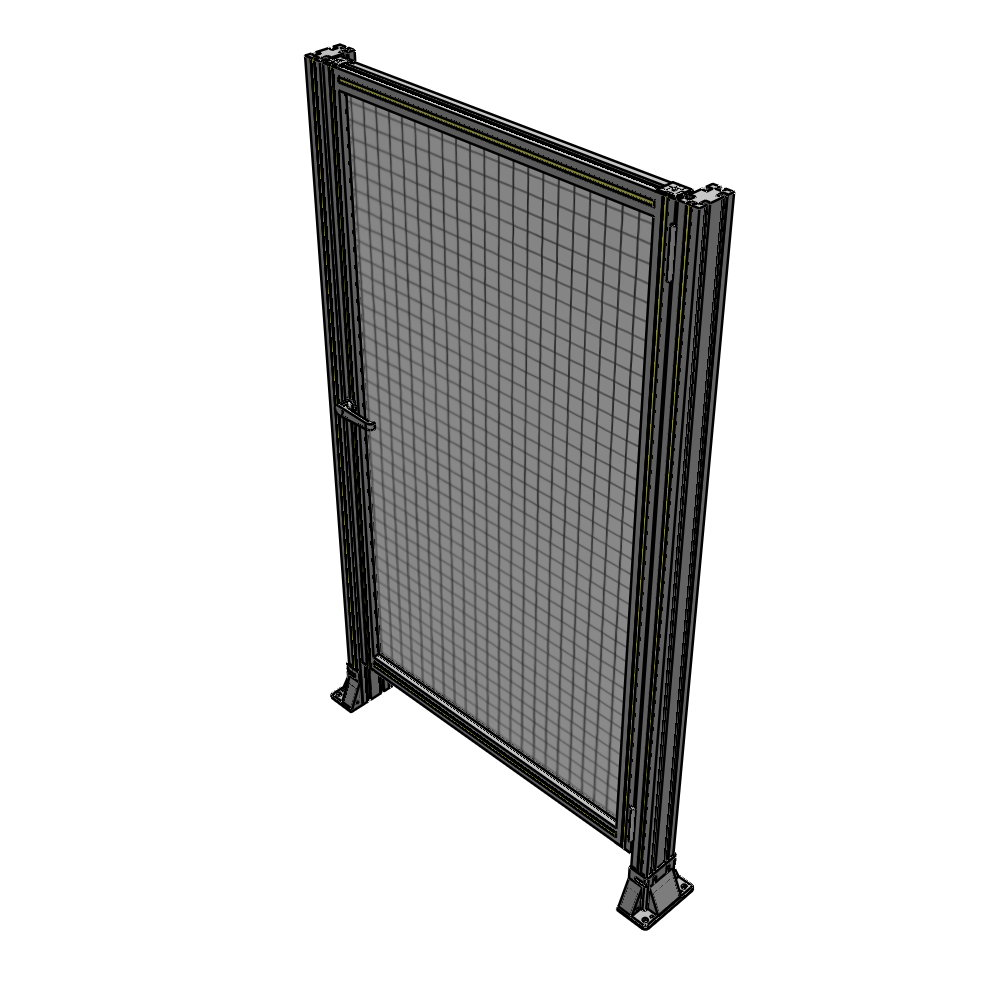 G6-1700-1000-0150-EYMTK DOOR-ROBUST FRAME, HANDLE/INTERNAL EGRESS ON LEFT 1700MM X 1000MM 1" MESH, AS A KIT