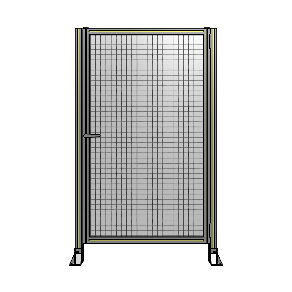 G6-1700-1020-0150-EYMTK DOOR-ROBUST FRAME, HANDLE/INTERNAL EGRESS ON LEFT 1700MM X 1020MM 1" MESH, AS A KIT