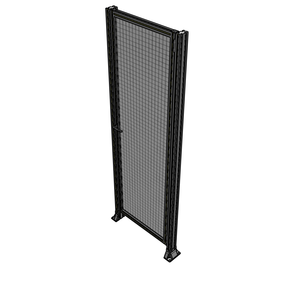 G6-2400-0820-0150-EYMTA DOOR-ROBUST FRAME, HANDLE/INTERNAL EGRESS ON LEFT 2135MM X 820MM 1" MESH, FULLY ASSEMBLED