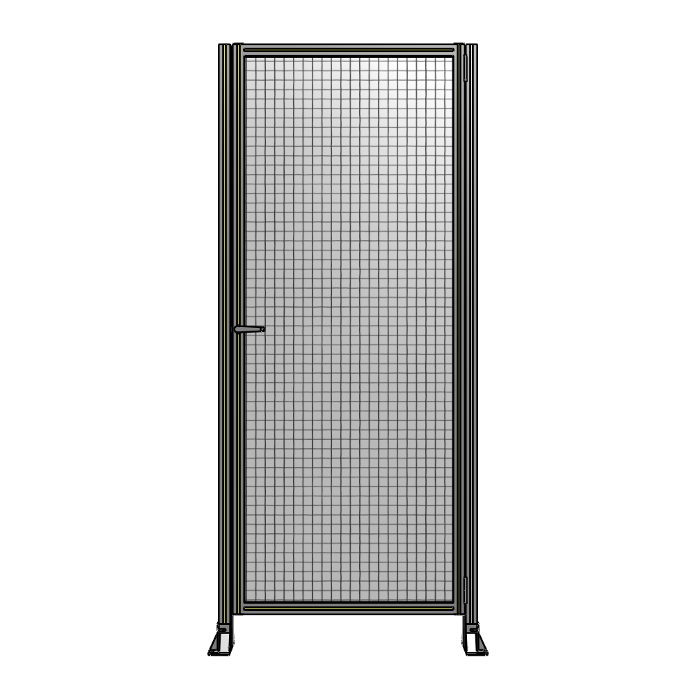G6-2400-1020-0150-EYMTK DOOR-ROBUST FRAME, HANDLE/INTERNAL EGRESS ON LEFT 2135MM X 1020MM 1" MESH, AS A KIT