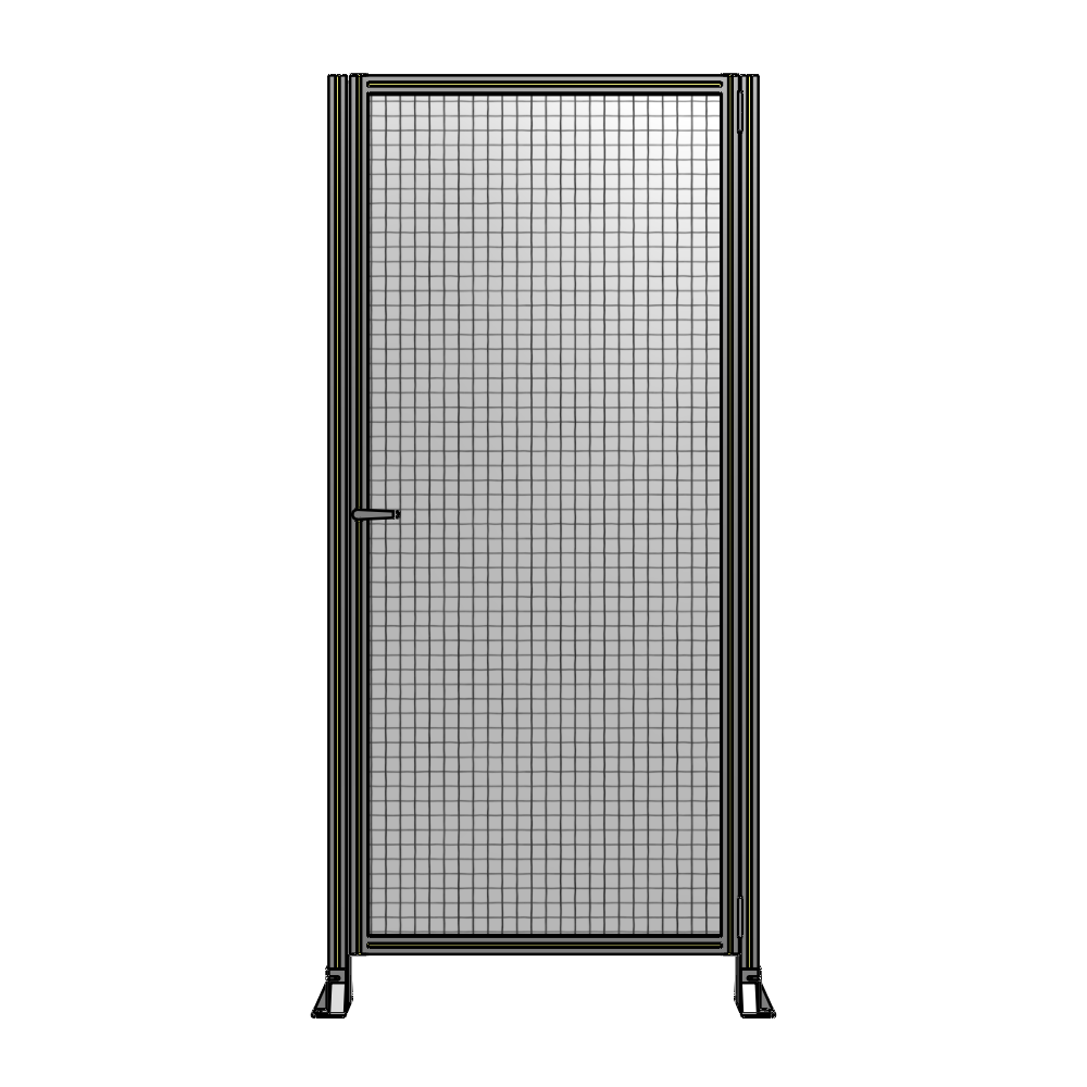 G6-2400-1100-0150-EYMTK DOOR-ROBUST FRAME, HANDLE/INTERNAL EGRESS ON LEFT 2135MM X 1100MM 1" MESH, AS A KIT