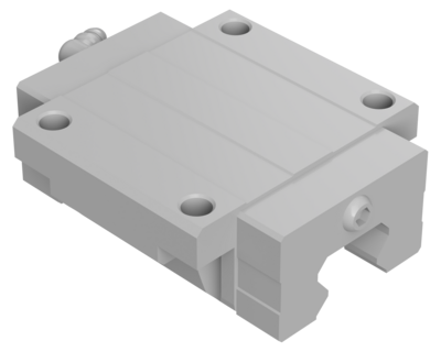 LSH25BK-F3N-N-D-M6 AIRTAC PROFILE RAIL BEARING<br>LSH 25MM SERIES, NORMAL ACCURACY WITH NO PRELOAD (D), MULTI-MOUNTING