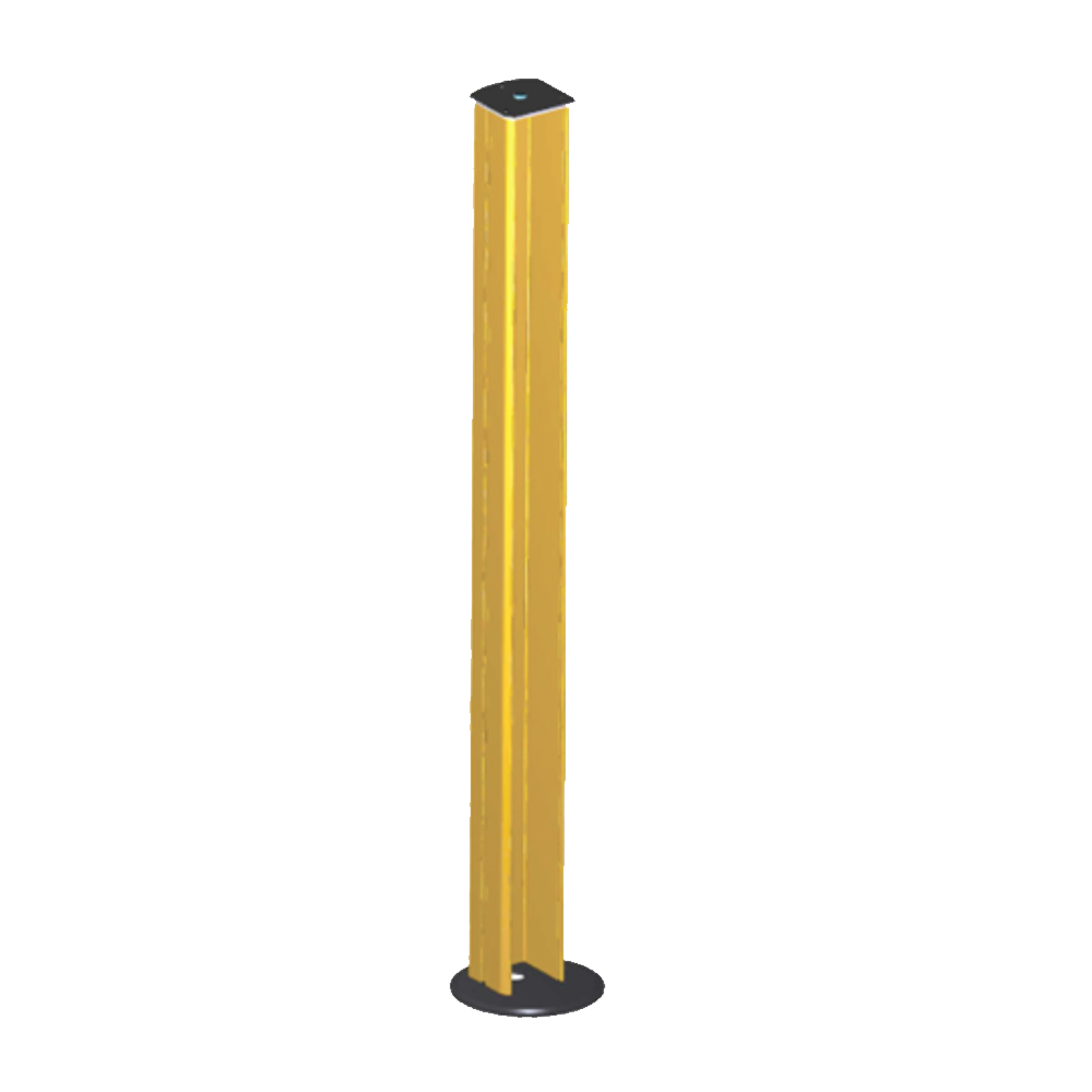 1200702 REER FLOOR MOUNTING COLUMN, SAFEGATE SAFETY LIGHT CURTAINS, 4 BEAMS, HEIGHT 145MM(FMC-SGB4)