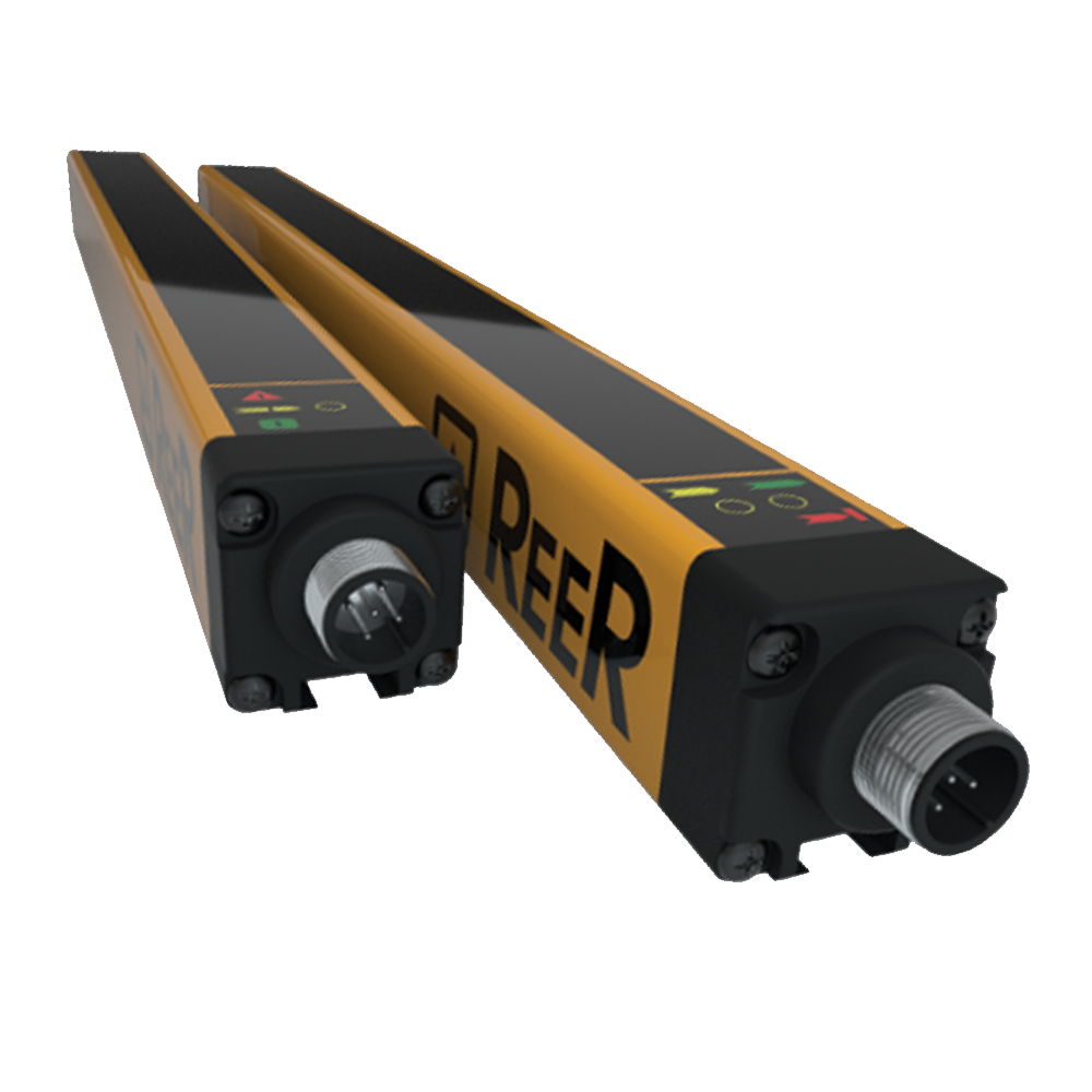 1320512 REER BODY DETECT SAFETY CURTAIN, A/M RESET, EDM, 90MM RES, CAT 2, 540MM LENGTH(EOS2 459 X)