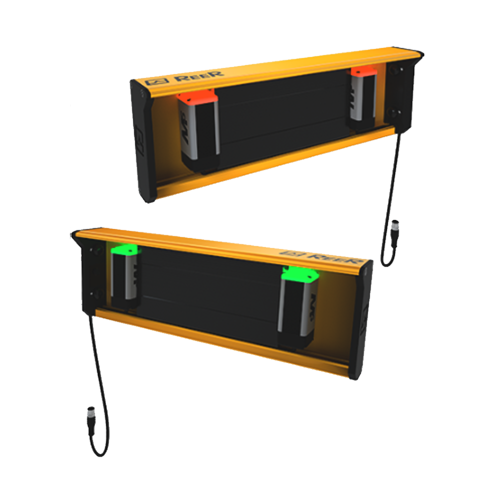 1390823 REER MUTING BRACKETS, 2 M5H SENSORS, L-LOGIC, CROSSED/PARALLEL BEAM, XL RANGE, L: 510MM(MZ L2XP H)