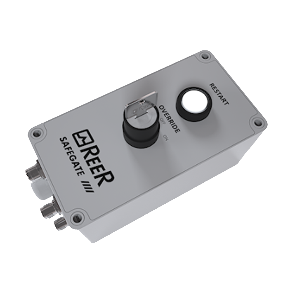 1390953 REER CONNECTION BOX FOR SAFEGATE, OVERRIDE, 2 NA + 1 NC CONTACTS, LENGTH: 235MM(M SG BOX)