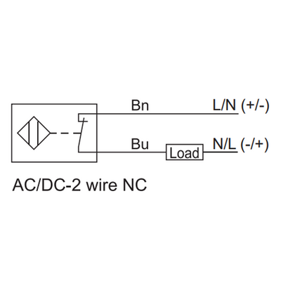 FI15-ZG30-CP6L ELCO S.S. THREADED CYLINDRICAL INDUCTIVE SENSOR M30, SWITCHING DISTANCE 15 MM, FLUSH, IP68, -40 TO 85 DEG C, PNP NC, CABLE PUR 2 M