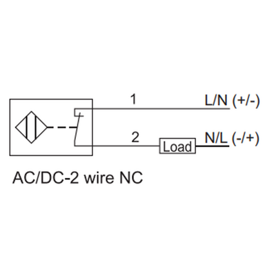 FI4-G12-CD6L ELCO THREADED CYLINDRICAL INDUCTIVE SENSOR M12, SWITCHING DISTANCE 4 MM, FLUSH, IP68, -30 TO 85 DEG C, 2-WIRE DC, CABLE 2 M