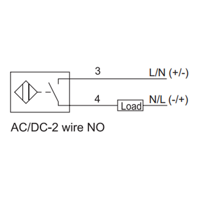 NI8-G12-CD6L ELCO THREADED CYLINDRICAL INDUCTIVE SENSOR M12, SWITCHING DISTANCE 8 MM, NON-FLUSH, IP68, -30 TO 85 DEG C, 2-WIRE DC, CABLE 2 M