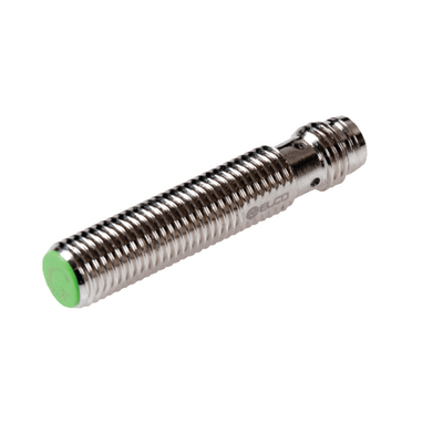 FI4-ZG12-CP6L-Q12 ELCO S.S. THREADED CYLINDRICAL INDUCTIVE SENSOR M12, SWITCHING DISTANCE 4 MM, FLUSH, IP68, -40 TO 85 DEG C, PNP NC, M12 CONNECTOR