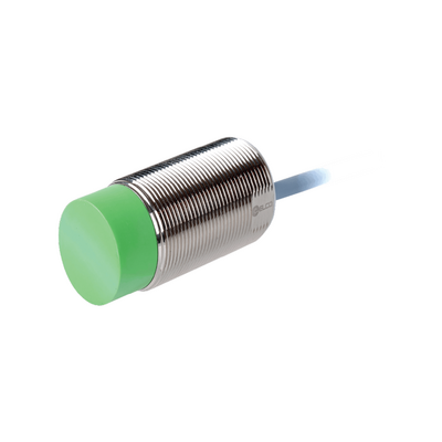 NI22-G30-OA41L ELCO THREADED CYLINDRICAL INDUCTIVE SENSOR M30, SWITCHING DISTANCE 22 MM, NON-FLUSH, IP68, -30 TO 85 DEG C, 2-WIRE AC/DC, CABLE 2 M