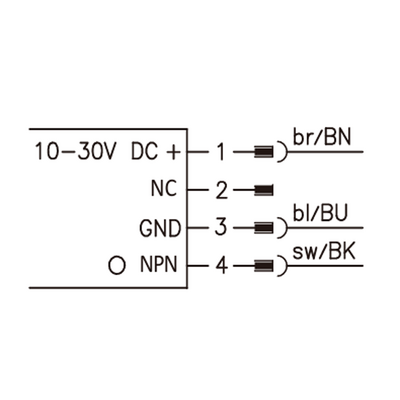 OS4-ELN6-0.3-Q8 ELCO PHOTOELECT SENSOR, OS4-SERIES, FRONT-OPPOSED, RECEIVER, RED BEAM, OR:1 M, NPN, LO, 10TO30VDC, -10TO55 DEG C, SW FRQ:800HZ, 0.3 M CABLE+M8 4-PIN