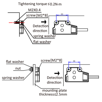 OS4-SS6 ELCO PHOTOELECT SENSORS, OS4-SERIES, FRONT-OPPOSED, EMITTER, POINT LIGHT, OR:1 M, 10TO30VDC, -10TO55 DEG C, CABLE 2M