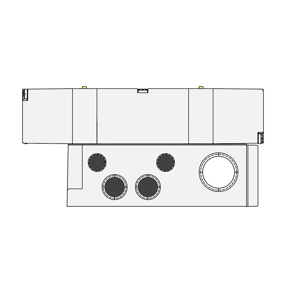 051BB4Z2MN00061 NUMATICS/AVENTICS SOL-PILOT VALVE/MANIFOLD<BR>2005 SERIES 4/2 DETENT 24VDC 1/8" NPT, DZB