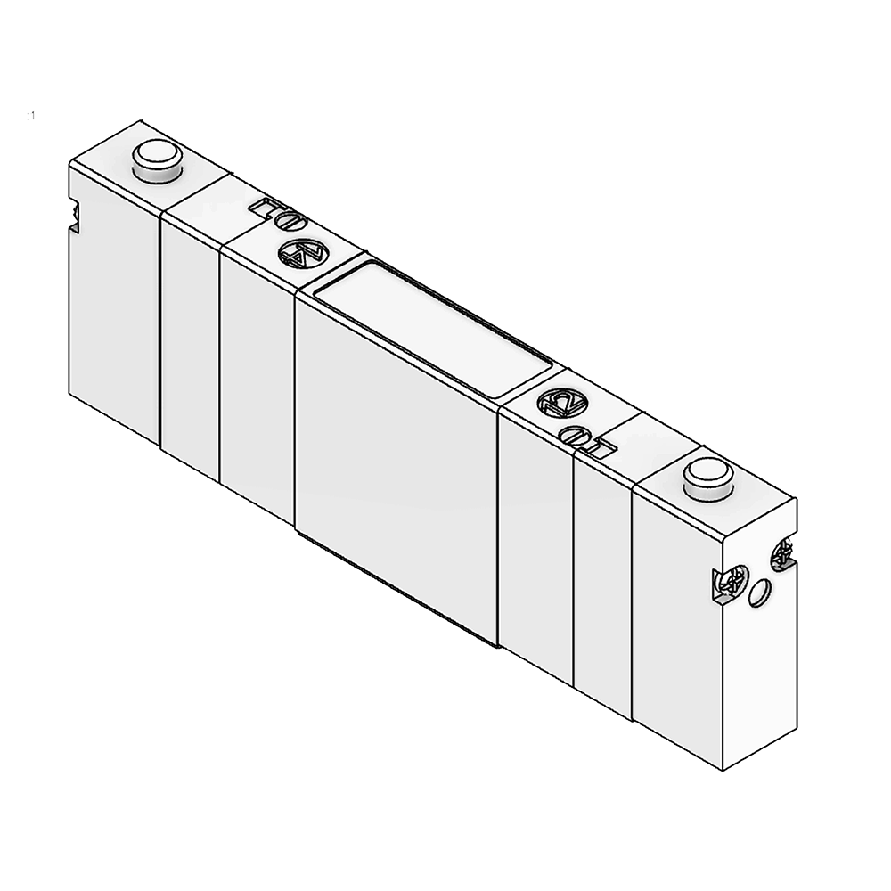 020BB600MP11B61 NUMATICS/AVENTICS SOL-PILOT VALVE<BR>2002 SERIES 4/3 BLOCKED CTR 24VDC, FL LK OVERRIDE