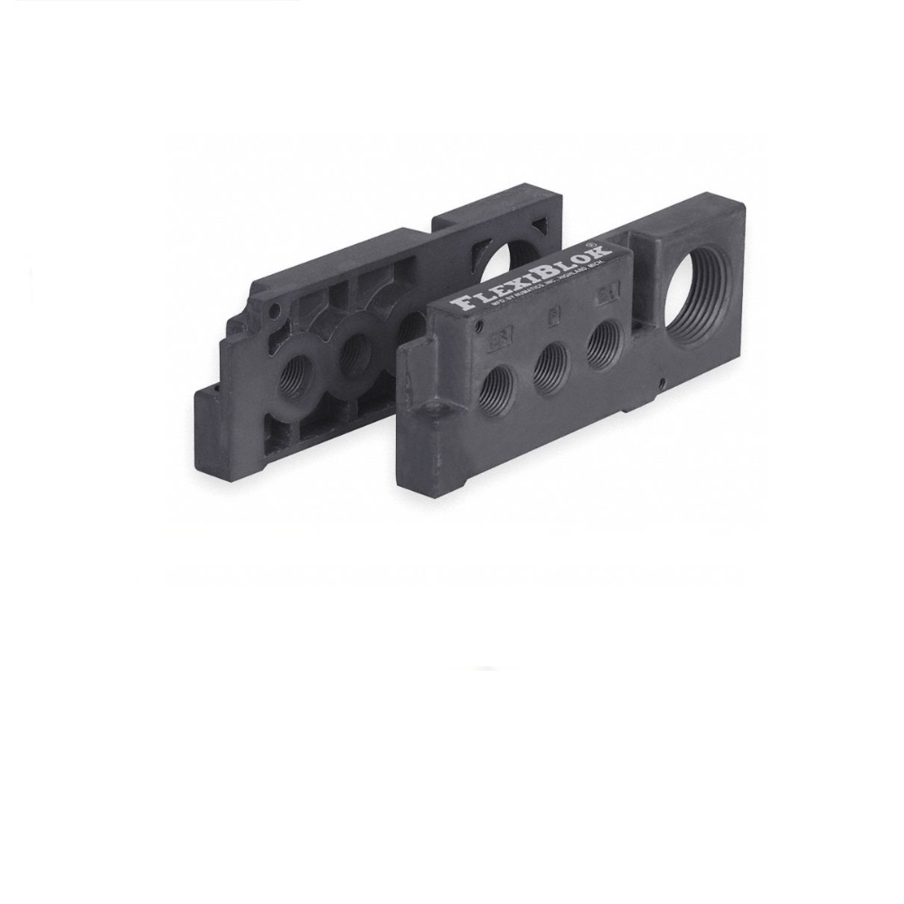 104-227 NUMATICS/AVENTICS END PLATE KIT<BR>MK8 SERIES 1/2" NPT, LEFT SIDE ONLY