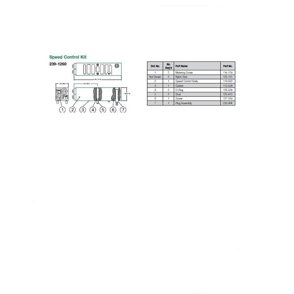 239-1260 NUMATICS/AVENTICS SANDWICH SPEED CONTROL<BR>2012 SERIES W/PLUG