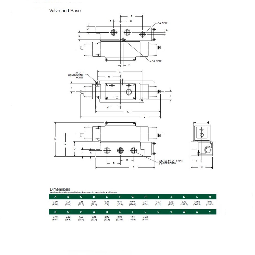 A24SA43AK000030 NUMATICS/AVENTICS SOLENOID VALVE/BASE<BR>250 SERIES 4/2 SPR RTN 120VAC 1/2" NPT