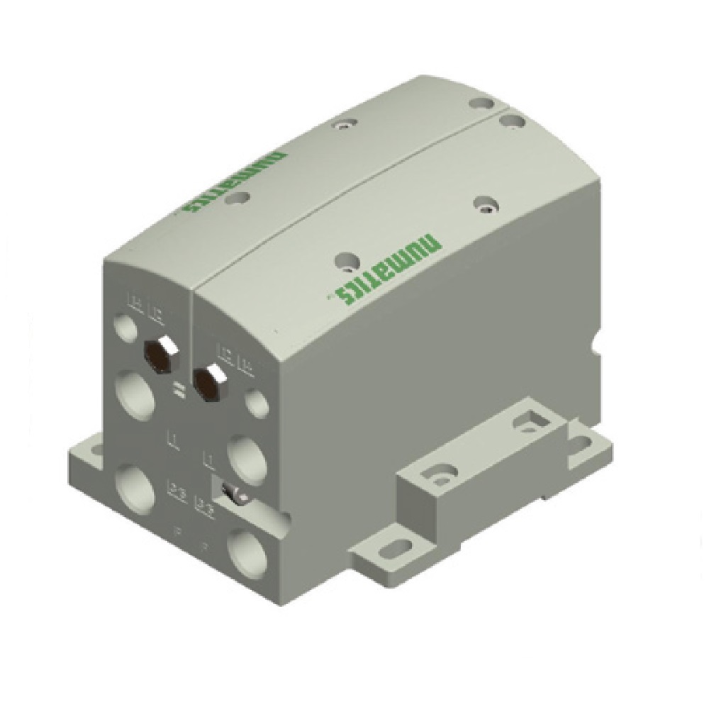 K503AK428327004 NUMATICS/AVENTICS END PLATE KIT<BR>503 SERIES 1/2" TUBE W/DIN RAIL