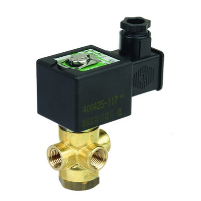 8320G136MS 120/60 ASCO BRASS PROCESS SOLENOID VALVE<BR>8320 SERIES 3/2 NO, 120VAC, 0.06CV, 1/8" NPT