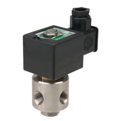 8320G201 110/50 ASCO STAINLESS STEEL PROCESS SOLENOID VALVE<BR>8320 SERIES 3/2 UNIVERSAL, 110VAC, 0.25CV, 1/4" NPT