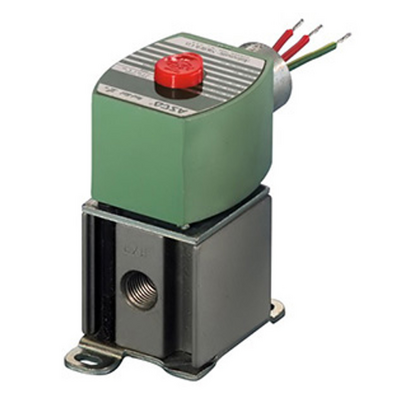 EF8340G001 120/60 ASCO AIR ONLY PROCESS VALVES<BR>8340 SERIES 4/2 INLINE, 120VAC, 0.1 CV, 1/4" NPT, EXPO PROOF