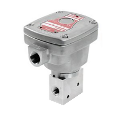 EV8327G042 24/DC ASCO STAINLESS STEEL PROCESS SOLENOID VALVE<BR>8327 SERIES 3/2 UNIVERSAL, 24VDC, 0.49CV, 1/4" NPT, EXPLOSION PROOF, HIGH TEMP