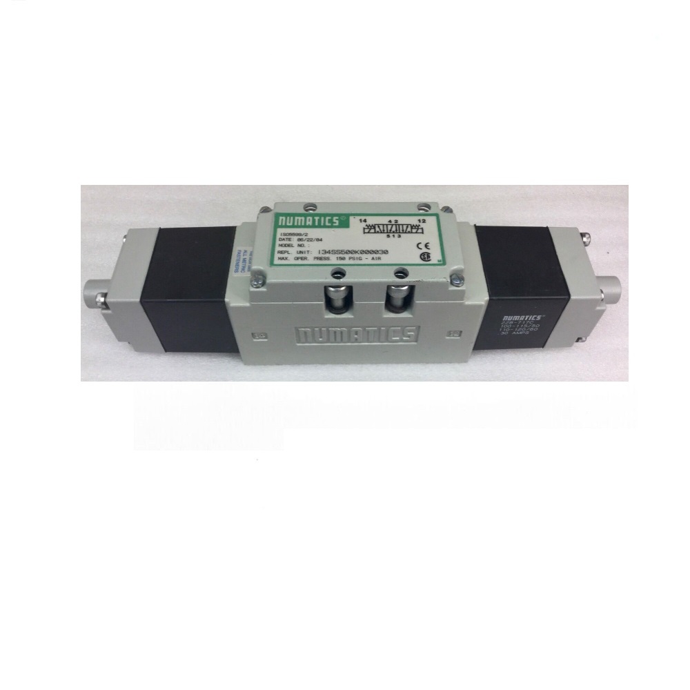 I34SS400K000030 NUMATICS/AVENTICS SOLENOID VALVE<BR>ISO3 SERIES 4/2 DETENT 120VAC