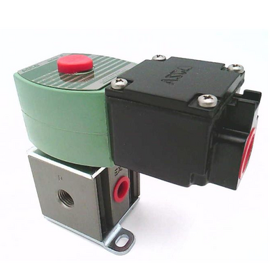 JSP8340G001 120/60 ASCO AIR ONLY PROCESS VALVES<BR>8340 SERIES 4/2 INLINE, 120VAC, 0.1 CV, 1/4" NPT, JUNCTION BOX