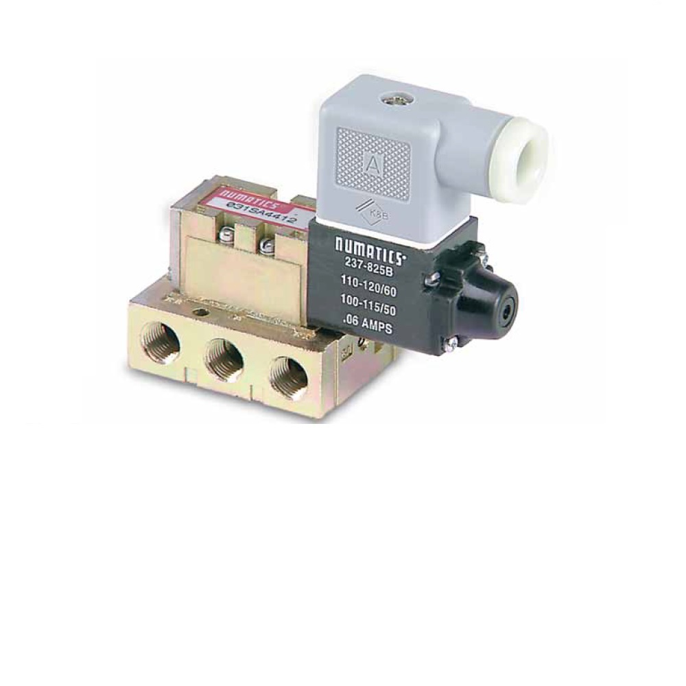 031BA441BP00061 NUMATICS/AVENTICS SOL-PILOT VALVE/BASE<BR>MK3 SERIES 4/2 SPR RTN 24VDC 1/8" NPT, HW