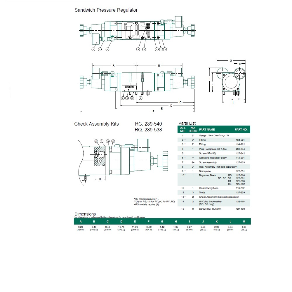 127-339 NUMATICS/AVENTICS VALVE PART<BR>MK55 SERIES REGULATOR STUD
