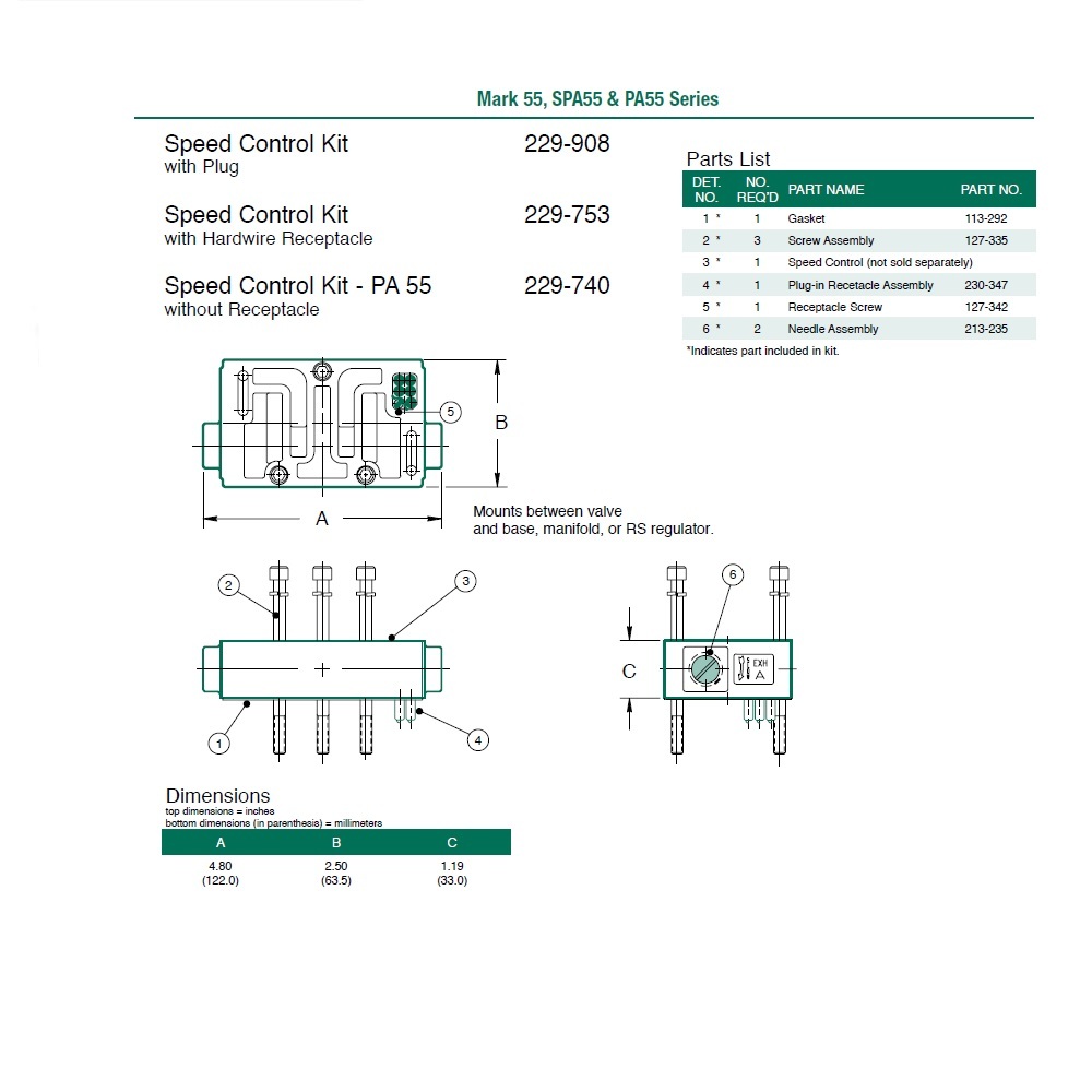 127-335 NUMATICS/AVENTICS VALVE PART<BR>MK55 SERIES SCREW FOR S.C.