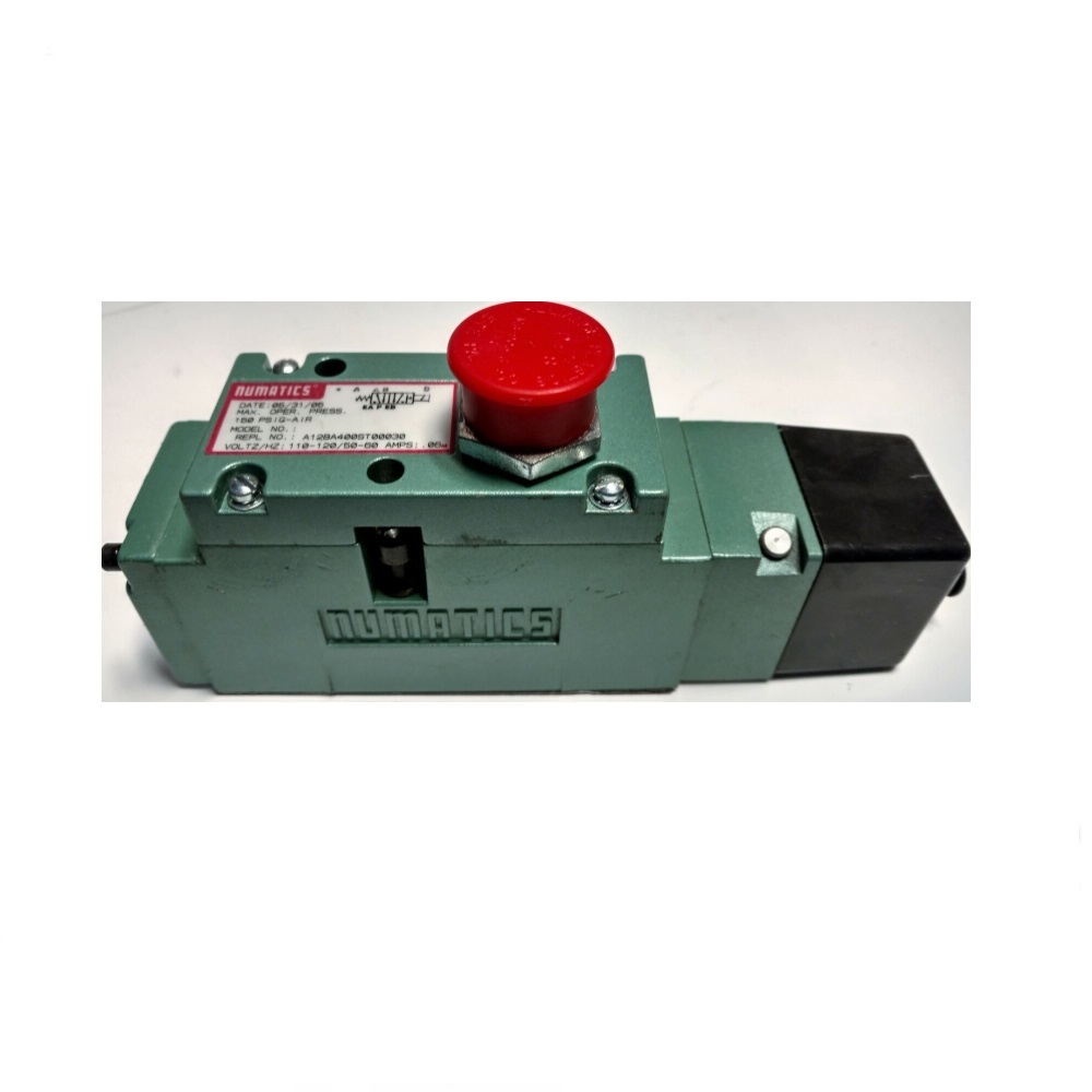 A23SA400S000030 NUMATICS/AVENTICS SOLENOID VALVE<BR>250 SERIES 4/2 SPR RTN 120VAC, 5 PIN MINI CONN