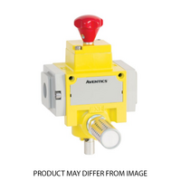 NUMATICS/AVENTICS AIR-PILOT SLOW START QUICK EXHAUST LOCKOUT VALVE 653 SERIES, MODULAR MOUNTING, 3/2 QUICK EXHAUST W/SLOW START, SCISSOR LOCK &amp; MUFF
