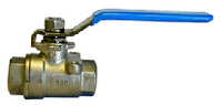 MIDWEST STAINLESS STEEL BALL VALVE<BR>3/8" NPT FEMALE, LOCK LEVER HANDLE, 2000PSI