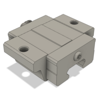 LSD25BK-F1S-N-D-M6 AIRTAC LOW PROFILE RAIL BEARING<br>LSD 25MM SERIES, NORMAL ACCURACY WITH NO PRELOAD (D) STANDARD, TOP MOUNTING FLANGE - SHORT BODY